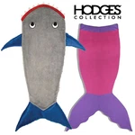 Hodges Collections Kids Mermaid Tail And Shark Fleece Blanket. Fixed Price $21.99.