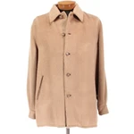 Hettabretz Nwt 100% Camel Hair Jacket Size 50 ( Us) In Tan W/ Leather Details. Fixed Price $1600.00.