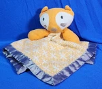 Cloud Island Fox Orange & Silver/gray Baby Lovey Security Blanket Plush - Clean. Fixed Price $15.98.