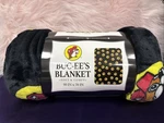 Buc-ees Comfy Soft Plush Blanket 50X70- Black With Beaver Logo- New Tags. Fixed Price $29.95.