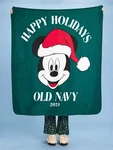 New, Old Navy X Disney Mickey Mouse Logo-graphic Fleece Blanket. Fixed Price $12.00.