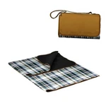 Outdoor Picnic Blanket Tote, 59"X51" Foldable Beach & Camping English Plaid. Fixed Price $40.01.