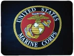 Usmc Marine Corps Black 50X60 Polar Fleece Blanket Throw Officially Licensed. Fixed Price $88.88.