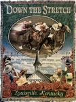 Down The Stretch Louisville Ky Mill Street Design Tapestry Throw Fringe Blanket. Fixed Price $39.00.