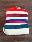 Bath & Body Work Blanket Summer Beach Nwt 50" X 60" Sherpa Plush Throw Stripes. Fixed Price $24.95.