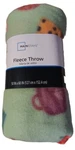 Fleece Throw Blanket Coffee Tea Cups 50" X 60" Mint Green Lap Cover Mainstays. Fixed Price $7.69.