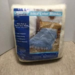 Kmart Home Essentials Polyester Blanket 72X90 Usa Made Vintage New Sealed. Fixed Price $24.99.
