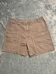 Great Northwest Mens Olive Drab 100% Cotton Cargo Shorts Size 36. Fixed Price $7.78.