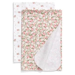 Delta Children 100% Cotton Flannel Baby Receiving Pack Of 2, Pink Floral. Fixed Price $14.76.