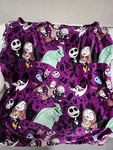 Disney Nightmare Before Christmas Jack Skellington Green Blanket Throw 48 X 64. Fixed Price $19.50.