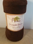 Palm Island Home Snuggle Throw Chocolate Brown Size 50X60. Fixed Price $19.00.