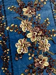 Vera Bradley Plush Fleece Throw 50 X 80 Blanket Soft Blue Burgundy Pink. Fixed Price $18.00.