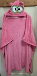 Lazy One Pink Owl Animal Blanket Hoodie Kids Wearable Warm Snuggle Blankie. Fixed Price $29.75.