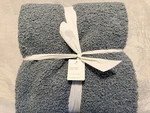 Pottery Barn Cozy Teddy Faux Fur Throw Blanket Oversized 60" 80" Cloud. Fixed Price $150.00.