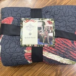 John Derian Company Quilted Throw Blanket 50X70 Target Holiday Floral Nwt. Fixed Price $37.79.