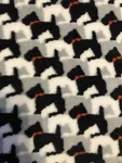 Vera Bradley Plush Throw Blanket Scottie Dogs (retired Pattern). Fixed Price $70.00.