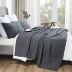 Farmhouse Boho Waffle Weave Gray King Blanket 90X108 Vhc Brands. Fixed Price $69.95.