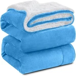 Large Sherpa Fleece Blanket 400 Gsm Super Soft Reversible Warm Sofa Bed Throws. Fixed Price $18.39.