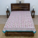 Traditional Hand Block Printed Bedsheet, Soft Cotton Set, Home Decor. Fixed Price $153.00.