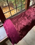 Etro Home Collection Luxury Faux Fur Velvet Ultra Suede Throw Blanket Reversible. Fixed Price $1495.00.