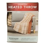 Berkshire Oversized Heated Throw With Auto Shut Off, 60"X70", Neutral. Fixed Price $36.85.