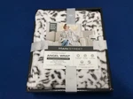 Cozy Plush Angel Wrap, Soft And Warm Wearable Blanket, Grey White Pattern. Fixed Price $29.95.