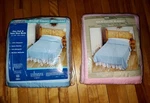Polyester Blanket Full/twin 72X90. 1 Blue Pink W/satin Trim. Home Essentials.. Fixed Price $44.99.