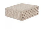 Lauren Ralph Classic Cotton Blanket, King- Taupe 90X108 New. Fixed Price $79.99.