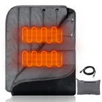 Goallim Usb Heated Blanket 58X38 W/ Settings, Auto-off, Portable Pillow. Fixed Price $57.44.
