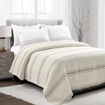 Lush Decor Quilt Cotton Farmhouse Kantha Pick Stitch Year-round, Gray, King. Fixed Price $28.99.