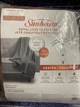 Sunbeam Royal Ultra Heated Throw Blanket Red/black Checkered Print 50 X 60. Fixed Price $30.88.