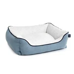 Gap Washed Denim Cuddler Pet Bed, Organic Cotton Cover With Polyester Sherpa Inn. Fixed Price $50.00.