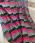 Crate And Barrel Denali Multi-stripe Throw Blanket-multi-color- New-nwot- New!. Fixed Price $64.95.