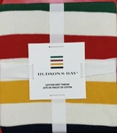 New 2026 Hudson's Bay Cotton Knit Summer Throw Blanket. Fixed Price $105.00.