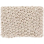 Surya Deacon Throw Blanket - Cream 100% Cotton. Fixed Price $42.70.