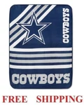 Dallas Cowboys 60" X 80" Nfl Football Team Raschel Throw Plush Blanket New. Fixed Price $44.99.
