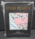 Posh Peanut Beatrice & Aspen Butterflies 2 Layer Reversible Patoo Blanket New. Fixed Price $44.00.
