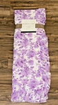 Market Lane Quilted Decorative Throw Soft Blanket Shabby Chic Purple Floral Rose. Fixed Price $59.95.