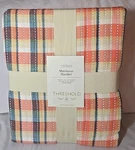 Full/queen Threshold Spring Plaid Matelasse Blanket Pink/blue. Fixed Price $29.75.