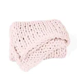 Ienjoy Home Collection Premium Chunky Knit Blanket Blush Pink $199. Fixed Price $83.35.