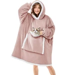 Joywoo Pink Wearable Blanket Hoodie Oversized Cat Lovers Sweatshirt. Fixed Price $59.17.