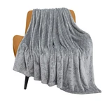 Toonow Fleece Blanket Super Soft Cozy THROW-50" X 60", Light Grey. Fixed Price $17.38.