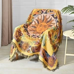 Boho Throw Blanket Reversible Cotton Bohemian Tapestry Hippie Room Decor Outd.... Fixed Price $58.52.