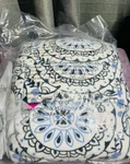 Nwt Vera Bradley Fleece Travel Blanket Mini Sketched Medallion 15564-190. Fixed Price $39.00.
