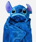 Stitch Disney Blanket With Hooded Pillow Fleece Teddy And 50X30 Nwt. Fixed Price $18.99.