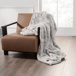 50"X60" Coziest Heated Throw Blanket Gray Marble - Brookstone. Fixed Price $25.99.
