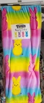 Peeps Oversized Plush Throw Blanket 60 X 70 In Multicolor Bunny Easter Pattern. Fixed Price $25.00.