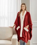 Premier Comfort Cozy Plush Rare Find Wrap 50 X 70 Merlot. Fixed Price $39.95.