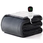 Homemate Heated Blanket Electric Throw - 50X60 Heating 1/2/4/6/8. Fixed Price $38.34.