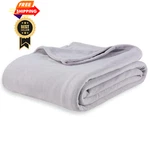 Berkshire Blanket Microfleece Size Bed King/cal King, Chateau Gray. Fixed Price $54.98.